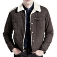 thumbnail image 3 of Levis Mens Original Trucker Jacket Denim Jeans Canvas Sherpa, 3 of 5