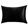 thumbnail image 2 of Solid Satin Pillowcase Delicate Skin Standard 50x76cm / 20x Black, 2 of 8
