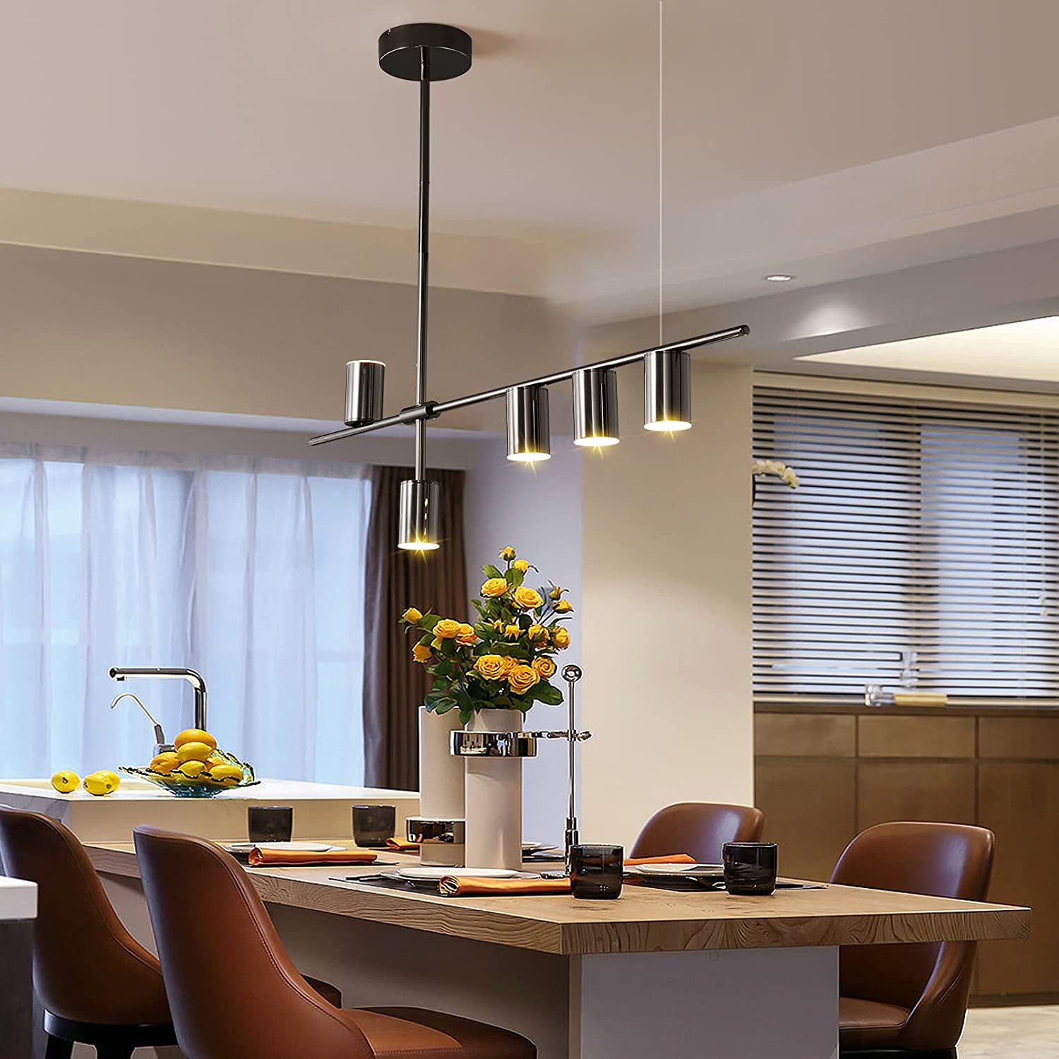 Led Lamp Geometric Chandelier Indoor Lights For Restaurant Bar Front Desk Office Decoration Buy Cheaply On
