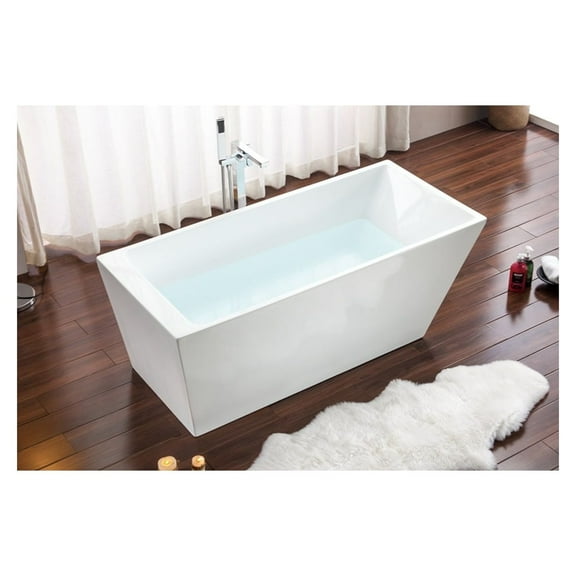A&E Bath and Shower Contemporary Boston Freestanding Bathtub BT-065-NF