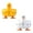 Yellow + White, variant on Kitchen Timer Cute Mechanical Timer for Kids, 60 Minutes Manual Cooking Timer Wind Up Countdown Timer for Cooking Reading Sports Study Time Management and Desktop Decor - White