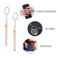 thumbnail image 3 of FESTFENDS 2pcs Novelty Design Drum Key Chain for Daily Use Key Attachment Khaki, 3 of 7