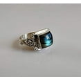 thumbnail image 3 of Navya Craft Labradorite Cushion 925 Sterling Silver Handmade Women Statement Ring Size 4.0, 3 of 5