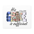 thumbnail image 5 of Scripture Walls 2 Corinthians 12:9 His Grace is Sufficient Bible Verse Canvas Christian Wall Art Ready to Hang Unframed, 5 of 13