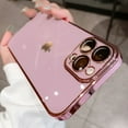 thumbnail image 4 of Luxury New High Quality Plating Clear Not Yellowing Case For IPhone 15 14 11 12 13 14 Pro Max Mini XS X 15 Plus Shockproof Cover, 4 of 5