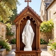 thumbnail image 5 of Costway 31.5" Tall Outdoor Religious Sculpture with Aged Finish for Yard, Patio, Lawn, 5 of 11