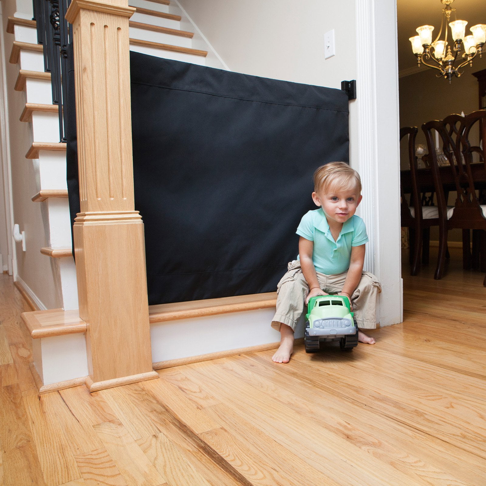 baby gate wall to banister