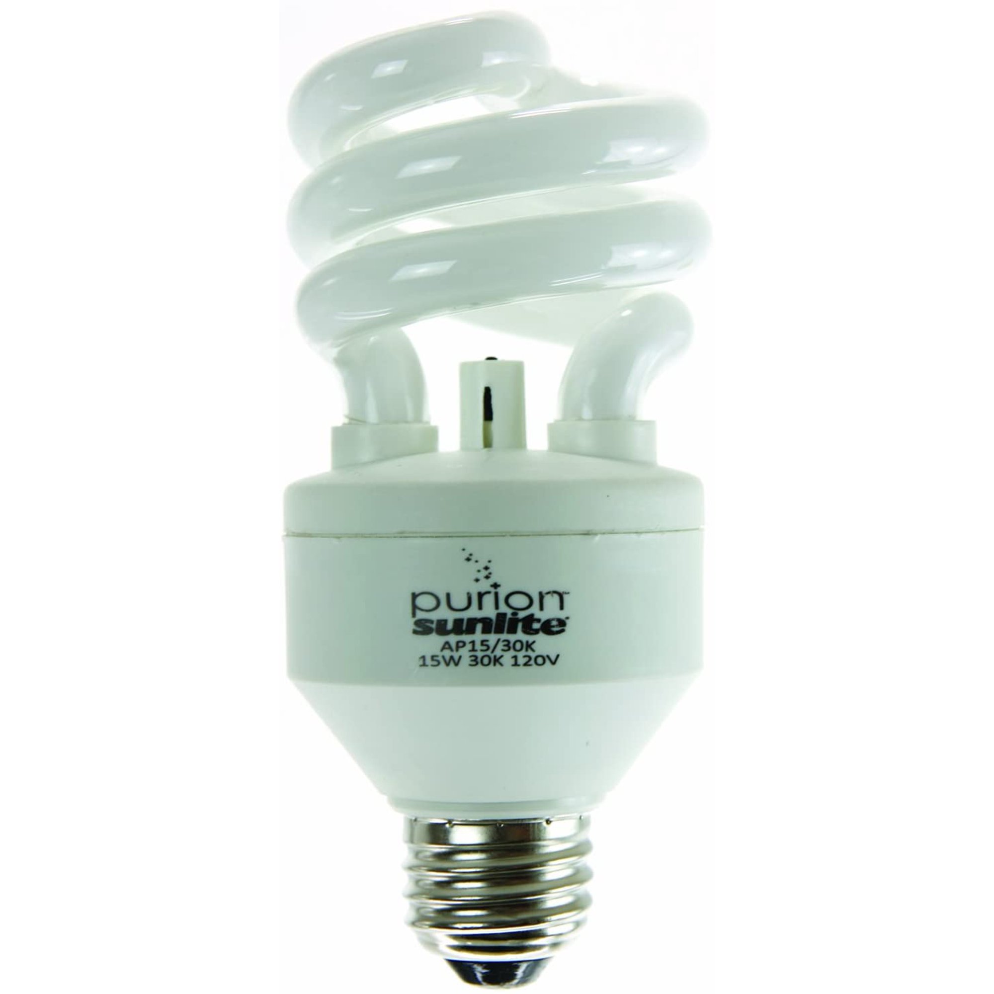 Sunlite Ap15 30k 15 Watt Purion Spiral Energy Saving Air Purifying Ionic Light Bulb Medium Base Warm White Walmart Canada