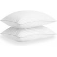 thumbnail image 3 of Classic Pillows Pack of 2 Gusseted Bed Sleeping Down Alternative Quilted Pillows, 3 of 18