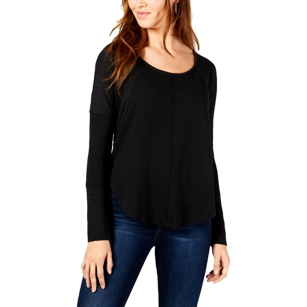 Lucky Brand Lucky Brand Womens HiLow Long Sleeves Thermal Top