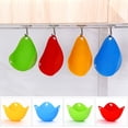 thumbnail image 4 of Space-Saving Design Egg Poacher Cups, Nonstick Silicone Egg Poaching Cups With Ring Standers, Bpa Free, 4 Pack, Perfect For Small Kitchen Spaces, 4 of 7