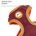 thumbnail image 6 of Feelers Pet Cat Dog Harness and Leash for Walking, Soft Adjustable Vest Harnesses, L, Red, 6 of 7