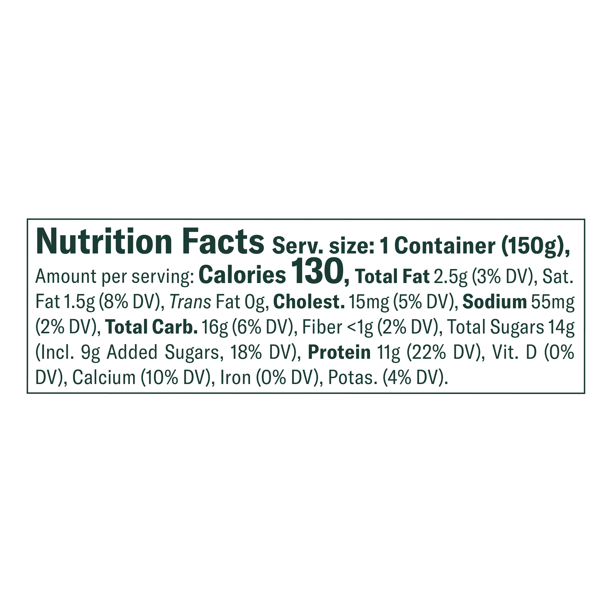 Chobani Low-Fat Greek Yogurt Strawberry Banana on The Bottom 5.3 oz Cup
