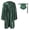 Green, variant on Toptie Unisex Shiny Preschool and Kindergarten Graduation Gown Cap Tassel Set 2024 Costume Robes for Baby Kids-Green-XL