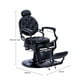 thumbnail image 5 of Sillón Barbería Clásico Vanlig Bergamo Hongzi Negro Mate, 5 of 5