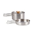 thumbnail image 4 of jinwen Camping Picnic Sturdy Stainless Steel Cookware Tableware for Frying and Cooking, 4 of 9