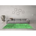 thumbnail image 3 of Ahgly Company Indoor Rectangle Oriental Emerald Green Industrial Area Rugs, 3' x 5', 3 of 4
