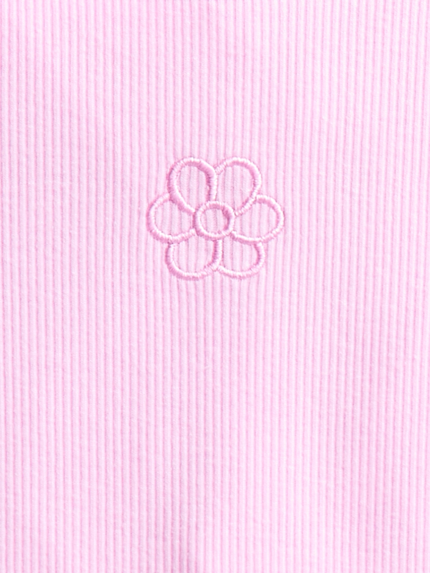 Wonder Nation Little Girls Baby Tee with Ruffle Sleeves, Sizes 4-10