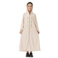 thumbnail image 1 of oqasdz Robes pour Filles Robe à Capuche Brodée Exquise Robe de Fête à Manches Longues avec Dentelle Élégante Appliquée Florale, 1 of 6