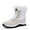 White1, variant on Lopsie Women's Snow Boots Outdoor Waterproof Mid-Calf Winter Boots