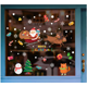 thumbnail image 1 of Navidad para ventana,Ventana de Navidad extraíble y reutilizable,Pegatinas de ventana de decoración navideña,PVC para ventana Copo de nieve,Reno,Papá Noel,Árbol,Zorros ER, 1 of 3