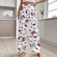thumbnail image 2 of Hello Kitty Womens Comfy Pajama PJ Pants Lounge Pants Sleepwear Drawstring PJ Bottoms Pants, 2 of 7