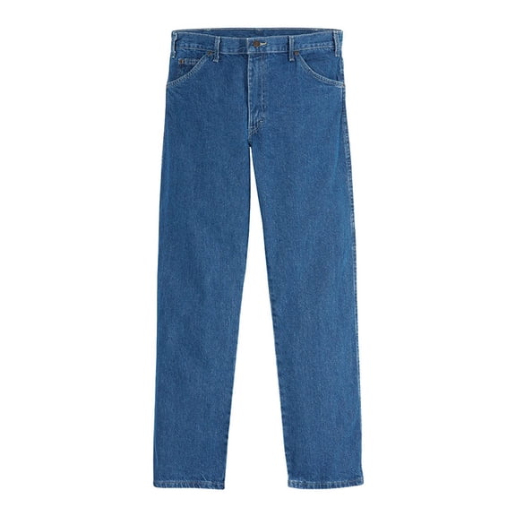 Dickies 1329 5-Pocket Jeans - Stonewashed Indigo Blue - 34I - 34W