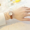 thumbnail image 1 of Relojes de pulsera para mujer, estilo coreano, moda informal, conjunto de reloj de cuarzo para mujer, reloj de moda, 1 of 4