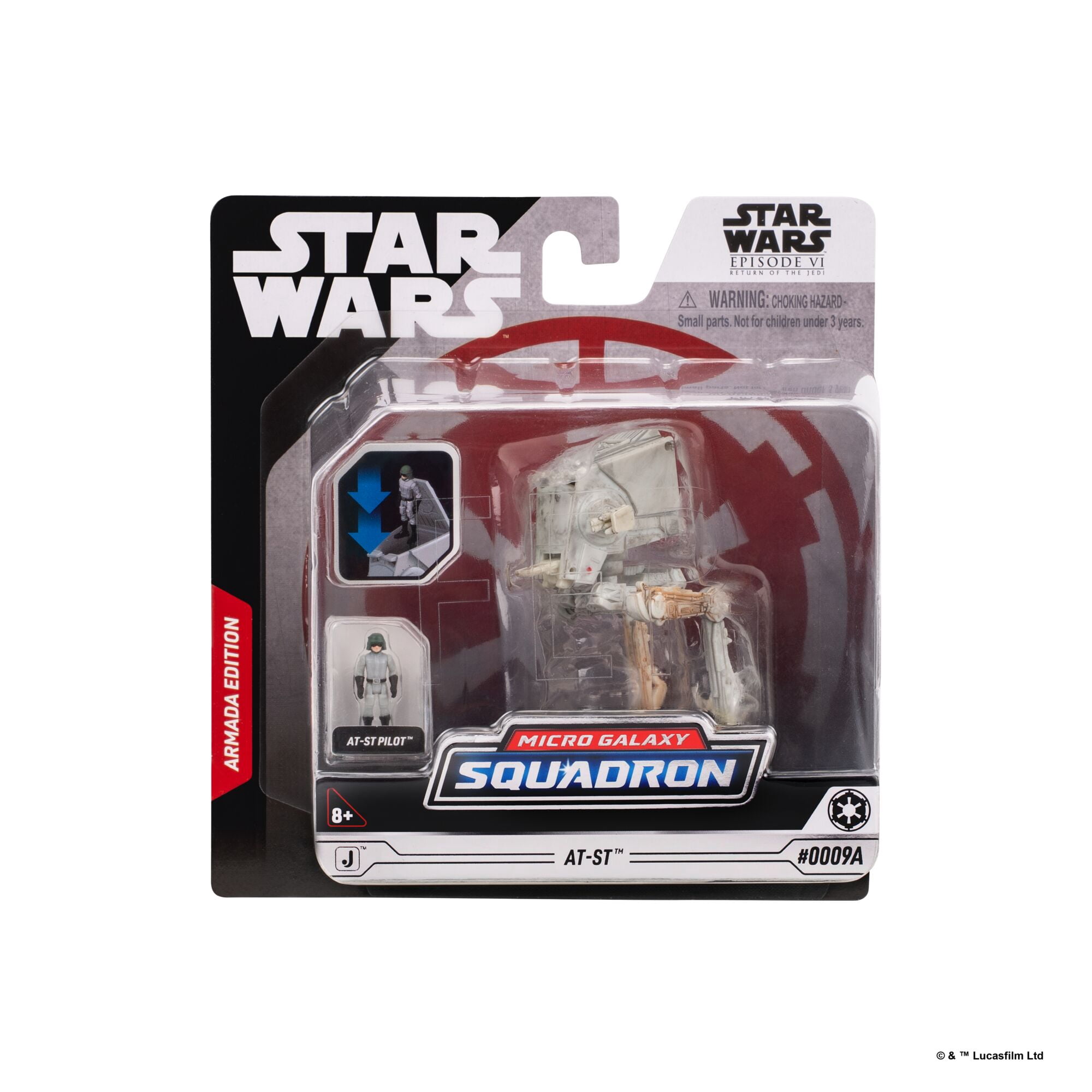 Star Wars Micro Vehicles - AT-ST with AT-ST Pilot - Armada Edition