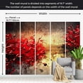 thumbnail image 3 of Tiptophomedecor Abstract Wallpaper Wall Mural - A Volcano Of Passion, 3 of 6
