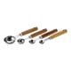 thumbnail image 3 of Juego de 4 cucharas medidoras de acero inoxidable para café y bar. argén, 3 of 9