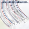 thumbnail image 5 of Uxcell Wire Reinforced Hose, Vinyl Suction Tubing High Pressure Chemical Resistant 1" x 10 Ft, 5 of 7