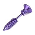 thumbnail image 2 of 1PCS Clous d'Oreilles en Acier Inoxydable Perçage Unisexe Forme à Vis Punk Sans Allergie, 2 of 8