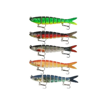 Fishing Baits Wobblers Muti-Section Jointed Casting Hard Lures Treble Hook Crankbait Sinking Tackle Swimming Lures Baits