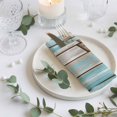thumbnail image 3 of Cloth Napkins Set of 8 - 20x20 Inches, Blue Brown Vintage Washable Reusable Table Napkins, Retro Farmhouse Elegant Pastoral Soft & Absortbent Dining Napkin for Party Wedding Hotel Restaurant, 3 of 8