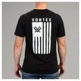 thumbnail image 5 of VORTEX Adult Male Salute Short Sleeve T-Shirt, Color: Black, Size: XL, 5 of 5