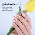 thumbnail image 3 of Esmalte de uñas en gel Imtiti Champagne Gold Glitter 15 ml Soak Off, 3 of 9