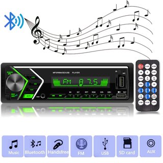 PYLE PLR14MPF - In-Dash AM/FM-MPX MP3 Shaft Style Dual Knob Radio w/USB ...