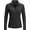 Black, variant on Women's Grid Fleece Lined Running Jacket Full Zip Winter Athletic Workout Scrub Jacket with Thumb Holes Midlayer