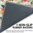 thumbnail image 6 of Office Chair Mat for Hardwood & Tile Floor 36"x48",Boho Green Floral Farmhouse Vintage Computer Rolling Chairs Mat Carpet,Under Desk Non Slip Gaming Rug Low-Pile Rubber Backing Protector Mat, 6 of 6
