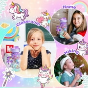 Decorate Your Own Water Bottle for Girls, Gifts for 5 6 7 8 9 Year Old Girls, Unicorn Painting Craft Girls Birthday Gifts, Unicorn Themed Craft Kits for Girls Ages 6-12
