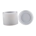 thumbnail image 4 of Vaso redondo de silicona para velas, molde cilíndrico para velas, maceta para flores, bandeja para joyas, contenedor de almacenamiento para regalo de Patrón de escamas de pescado, 4 of 8