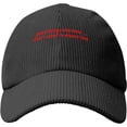 thumbnail image 2 of Good Things take time. That's why I'm Always Late. Corduroy Baseball Cap Vintage Adjustable Women's Men's Trucker Cap, 2 of 9