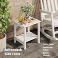 thumbnail image 4 of Rocking Chair Outdoor with Side Table Poly High Back Porch Rocker Chairs All Weather Resistant Furniture for Patio Front Porch, 4 of 8