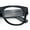 Black - Clear, variant on Classic Nerdy Thick Horn Rim Plastic Clear Lens Fashion Eyeglasses [Black]