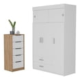 thumbnail image 1 of FM FURNITURE  Cozad 2 Piece Bedroom Set Multi-Color Engineered Wood, 1 of 7