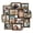 Gold, variant on 12‑Opening Collage Picture Frame,Decorative Scrollwork Family Photo Collage Frame for Home Wall Decor,White