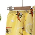 thumbnail image 4 of Xudanell Girls Pajamas Summer Short Sets Mermaid Sleepwear Cotton Toddler Pjs Clothes (6-12 Months,Red), 4 of 4