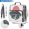 thumbnail image 2 of FORMRS Zipper Binder with Shoulder Strap 2-inch Ring 500 Sheet Capacity File Bag, Abstract Elephant, 2 of 5