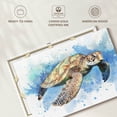 thumbnail image 6 of Elephant Stock Underwater Beige Turtle Wall Art - Horizontal Canvas Wall Art - Living Room Wall Decor - Animal Canvas - White And Yellow Decor - 45" x 30", 6 of 8